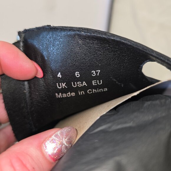 Disturbia Bridget Buckled Boots in Black, Women's Size 6, New in Box - Picture 11 of 11